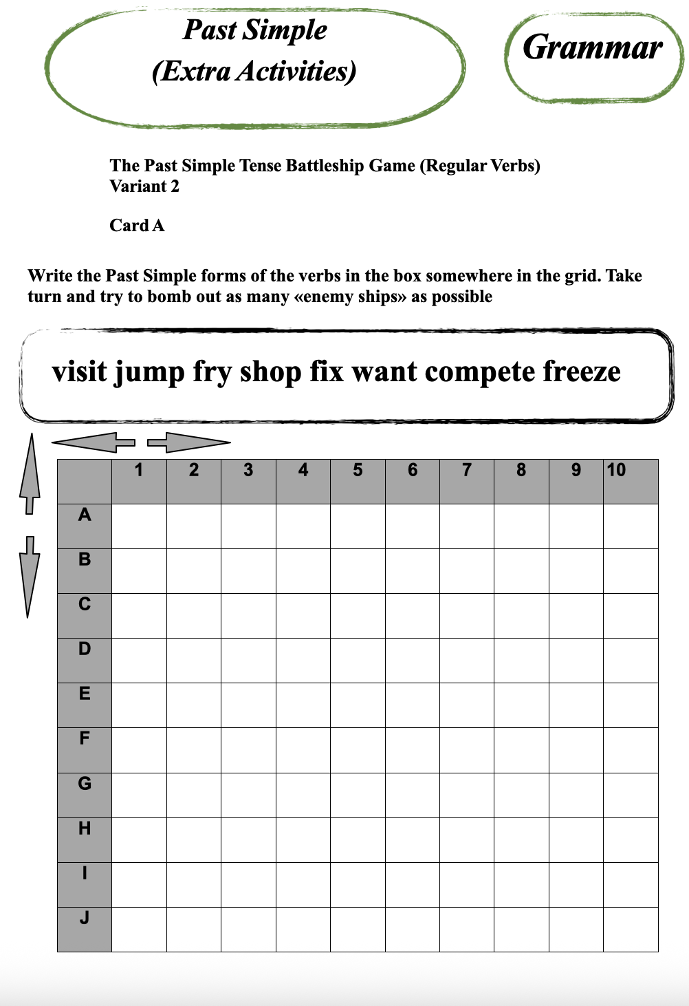 Past Simple (Extra Activities) | Second Image