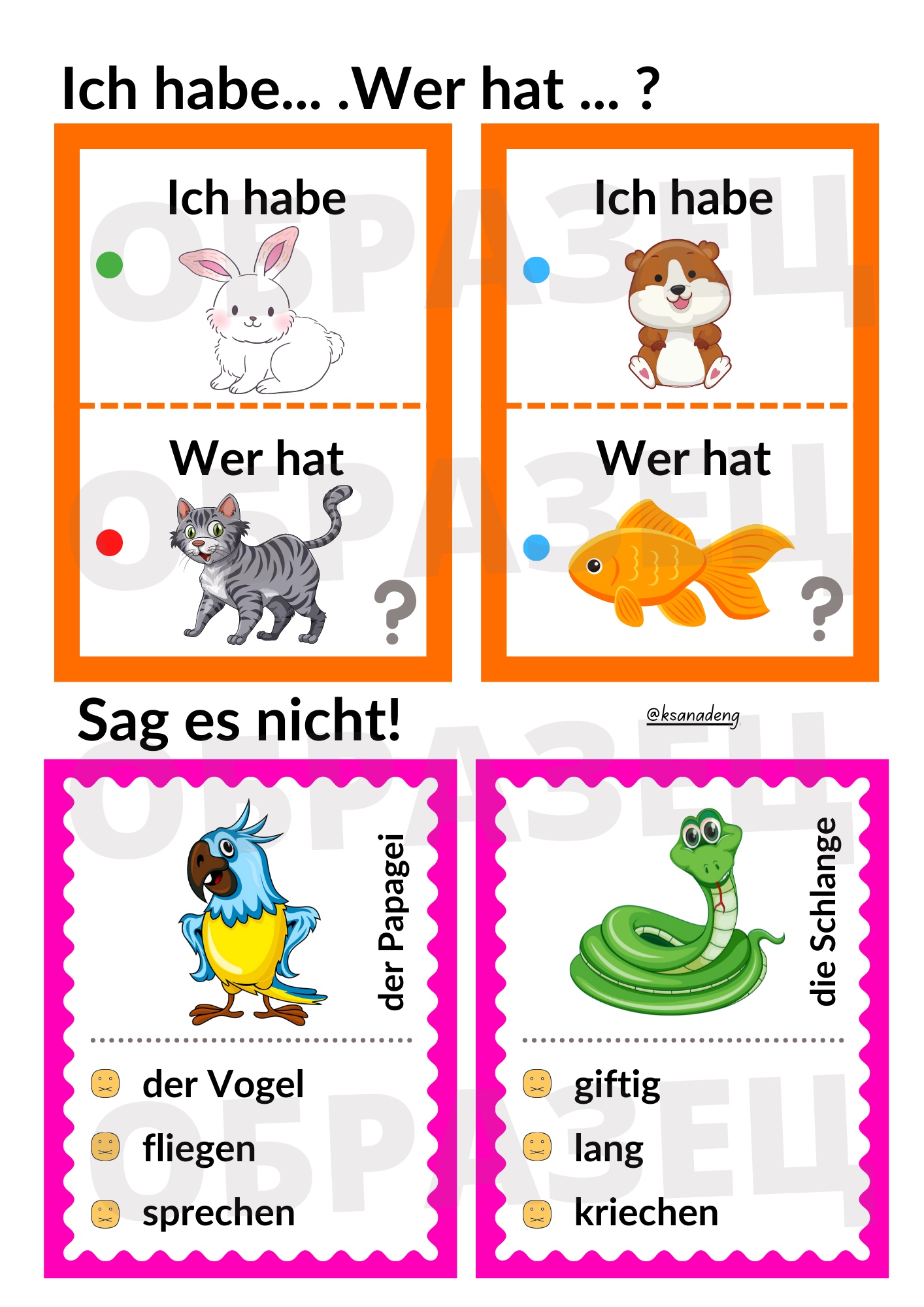 №31 ▪️ Haustiere und Bauernhoftiere ▪️ | Fourth Image