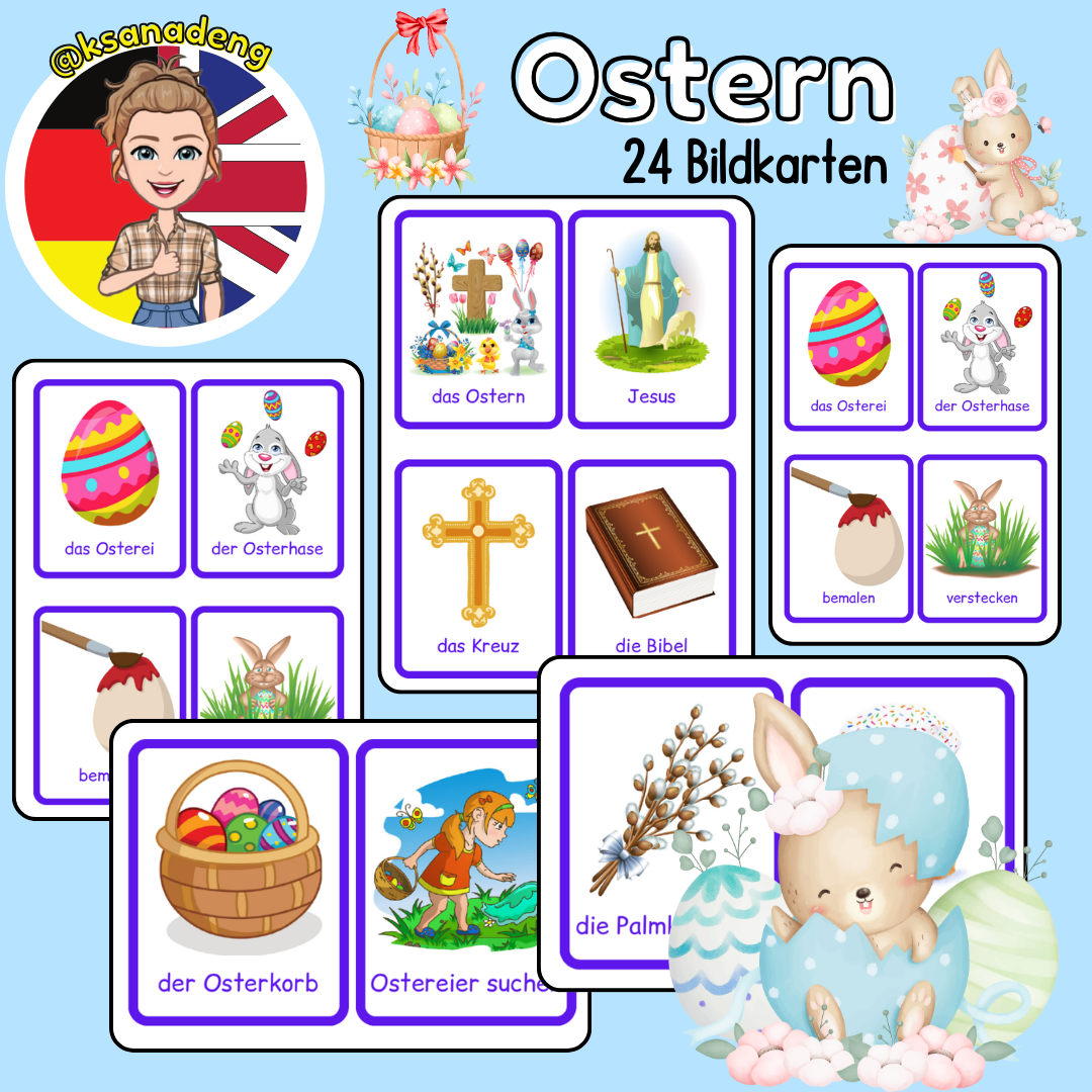№20 ▪️ Ostern - Bildkarten + Lapbook▪️ | First Image