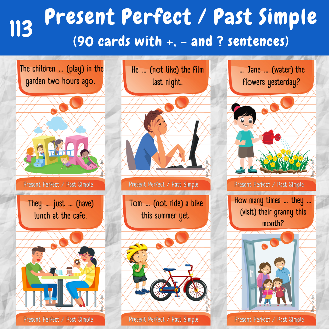 Present Perfect/Past Simple | English For Fun | F3T