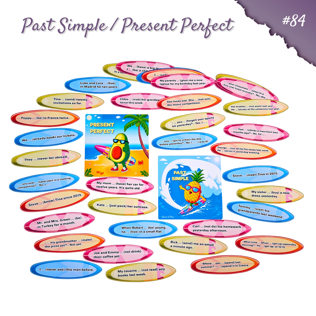 Past Simple / Present Perfect | Learn English And Play Games | F3T