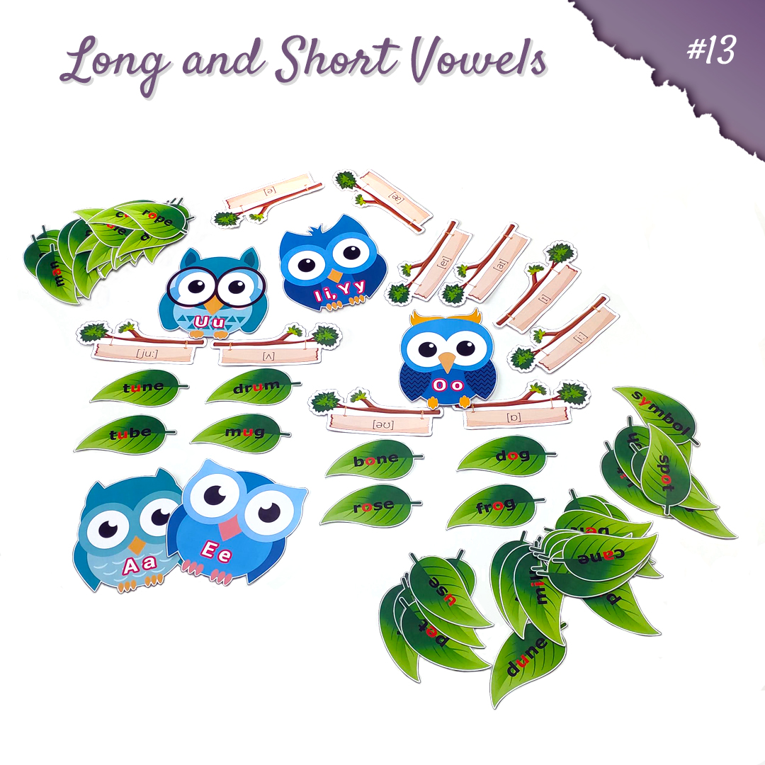 Long and Short Vowels | Learn English And Play Games | F3T