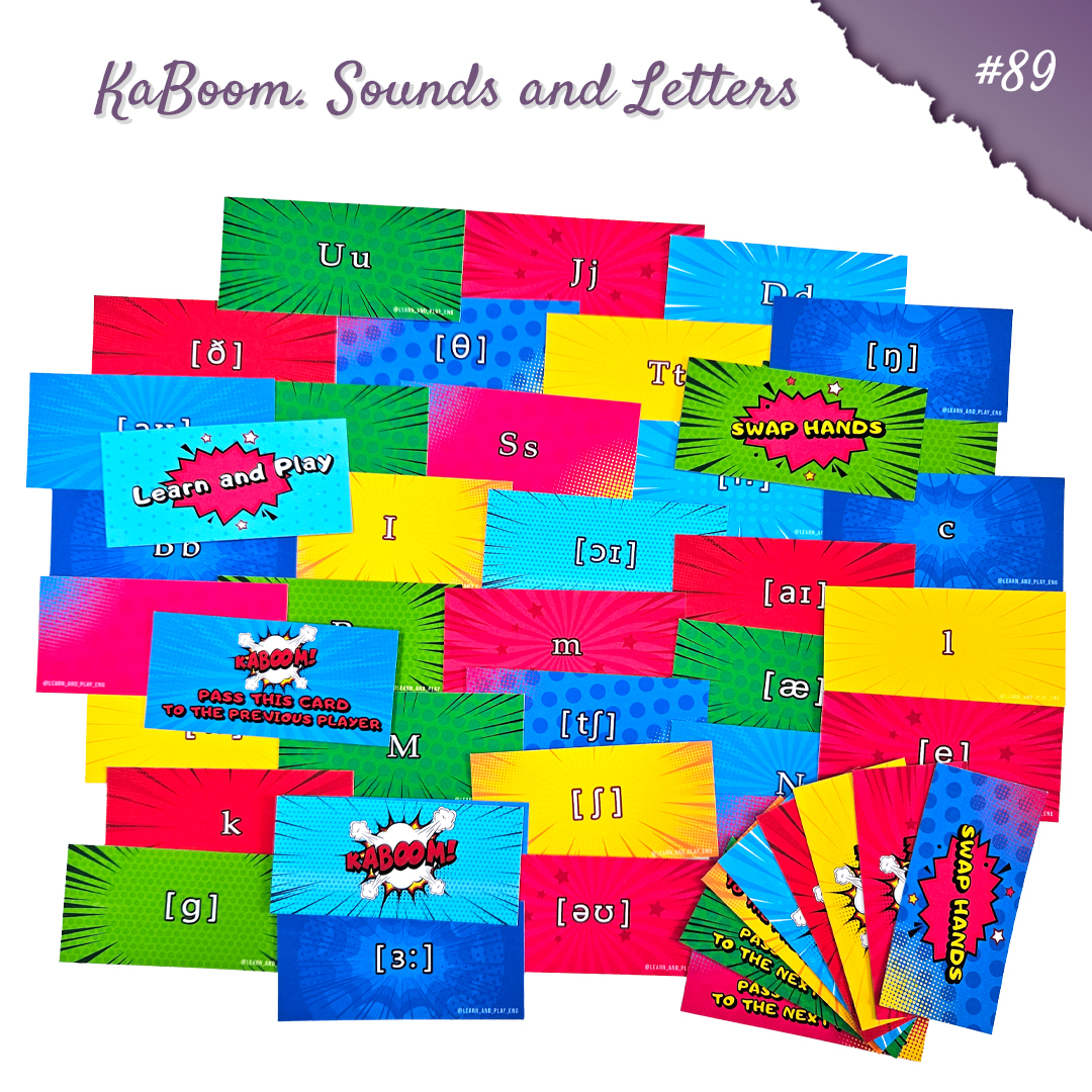 KaBoom. Sounds and Letters | Learn English And Play Games | F3T