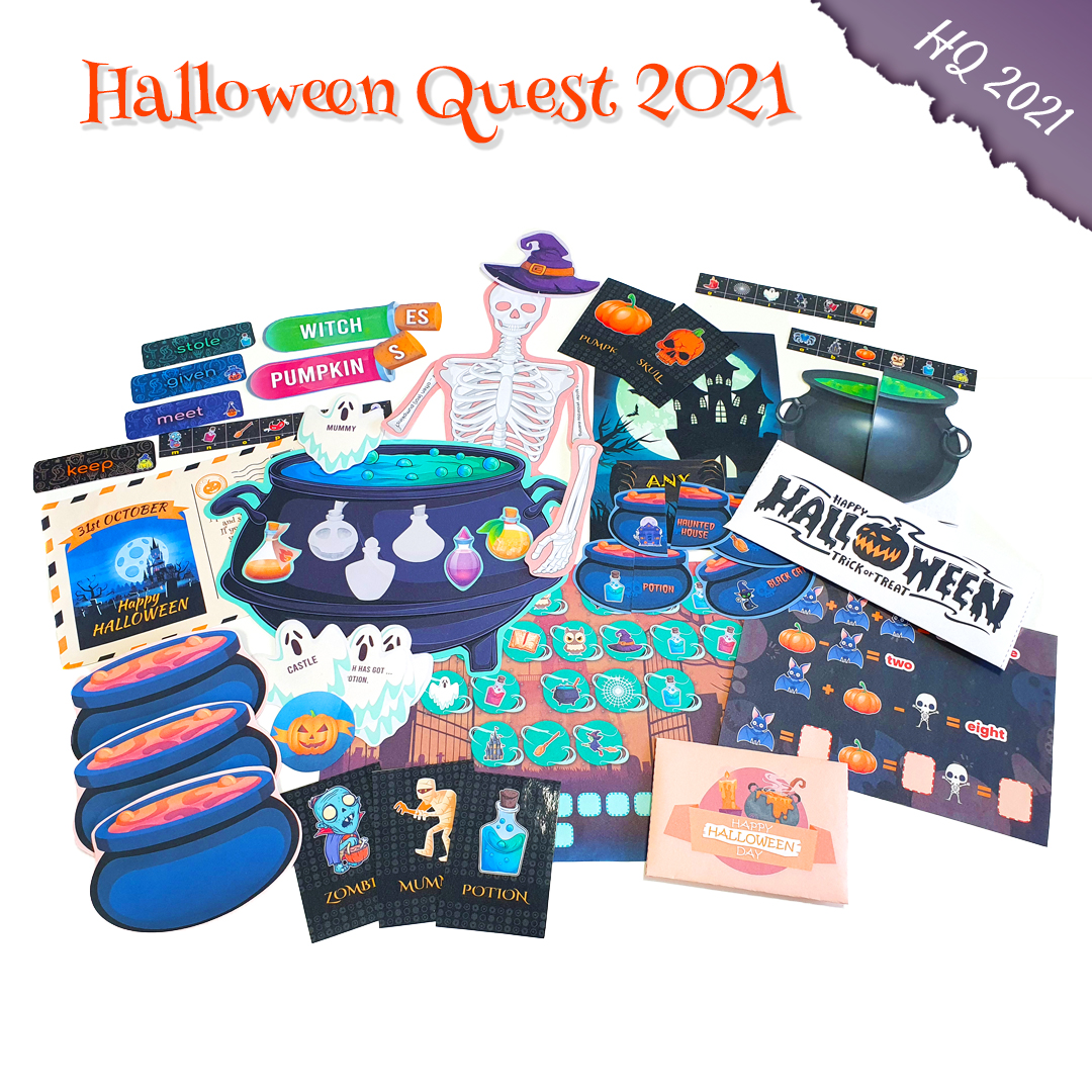 Halloween Quest 2021 | Learn English And Play Games | F3T