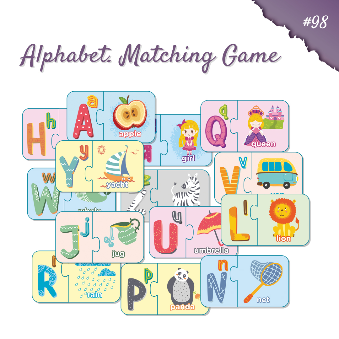 Alphabet. Matching Game | Learn English And Play Games | F3T