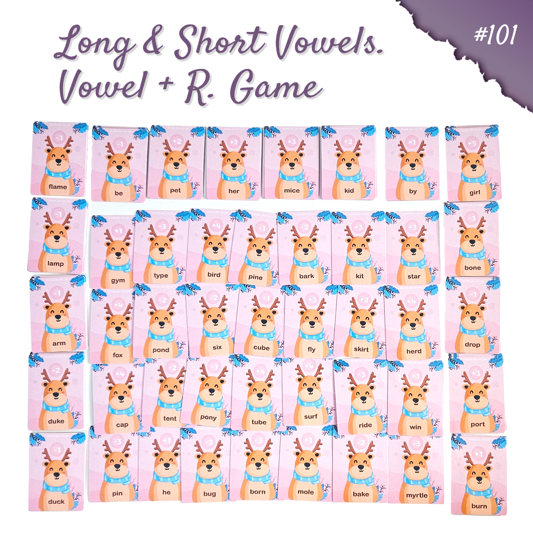 Long and Short Vowels. Vowel + r. Game | Learn English And Play Games | F3T