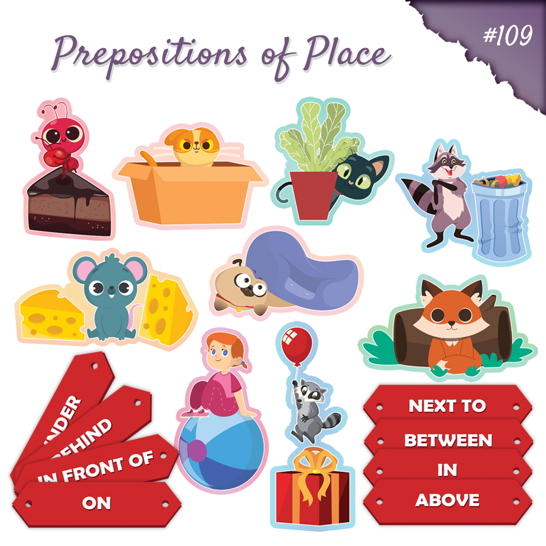 Prepositions of Place | Learn English And Play Games | F3T