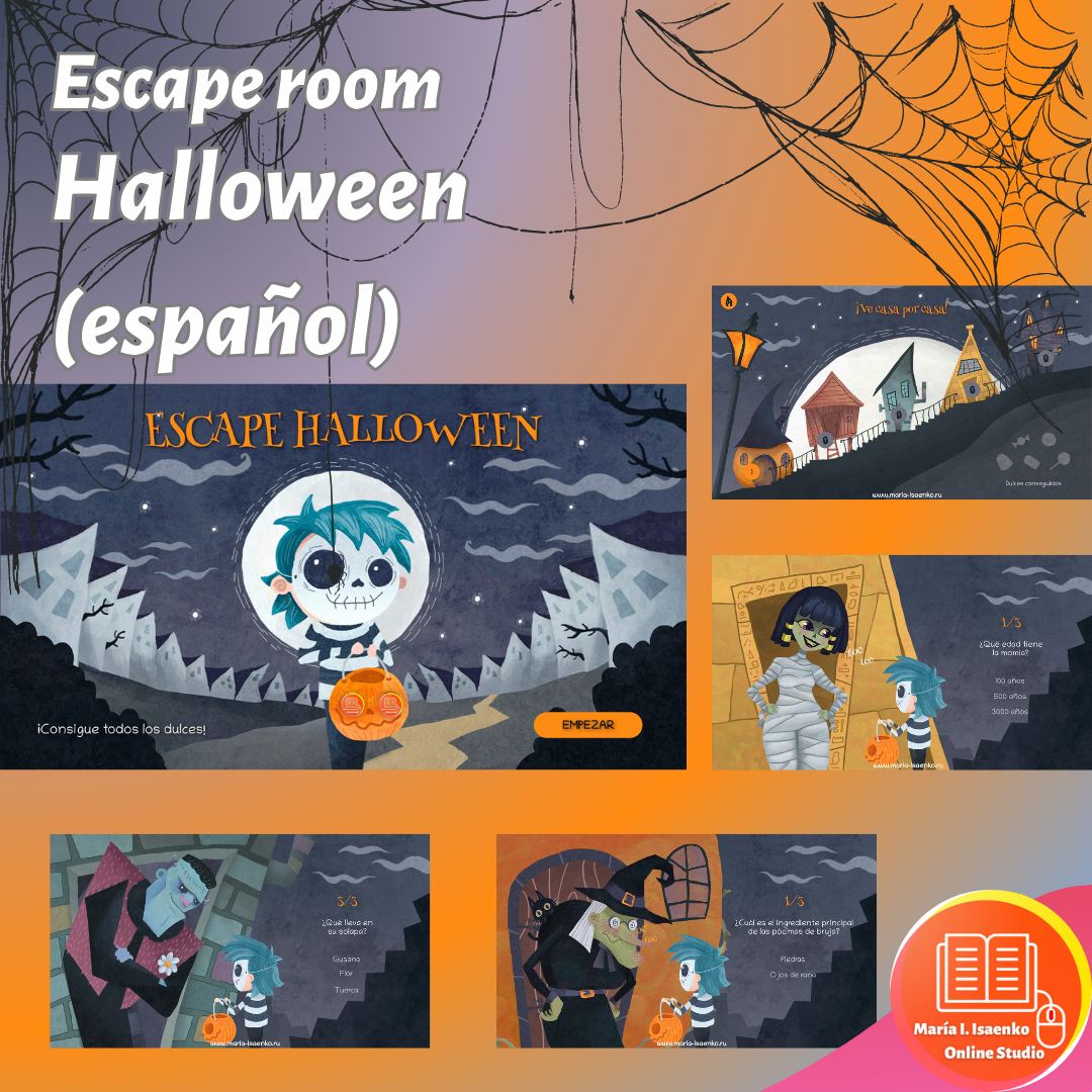 Escape room HALLOWEEN (español) | María I. Isaenko Online Studio | F3T