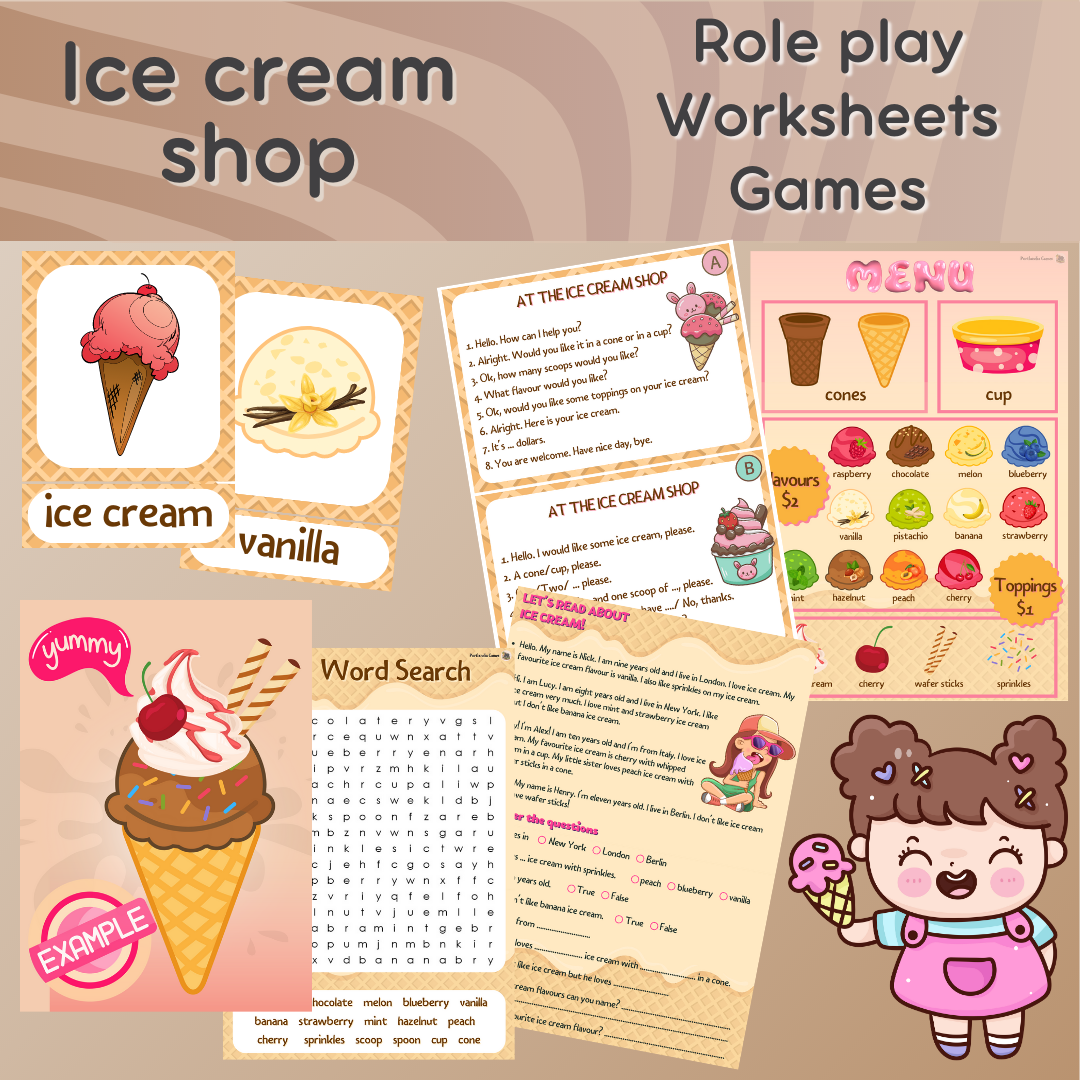 Ice cream shop | Portlandia Games | F3T