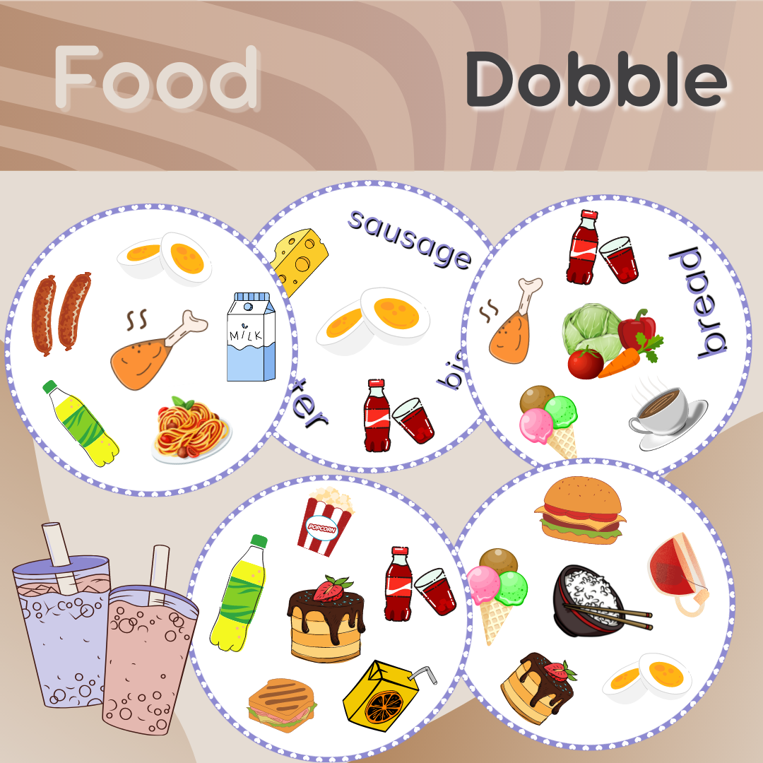 Food Dobble (Spotlight 3) | Portlandia Games | F3T