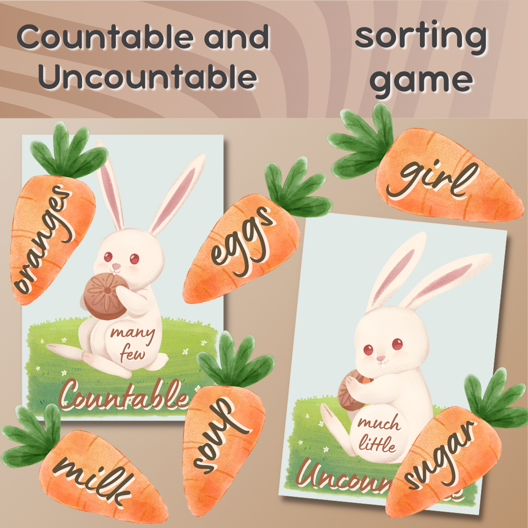 Countable and uncountable Sorting game | Portlandia Games | F3T