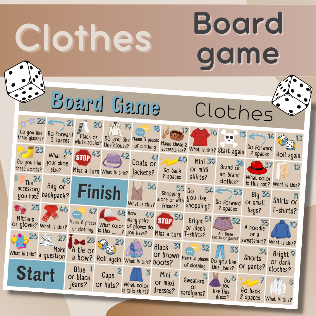 Clothes Board Game | Portlandia Games | F3T