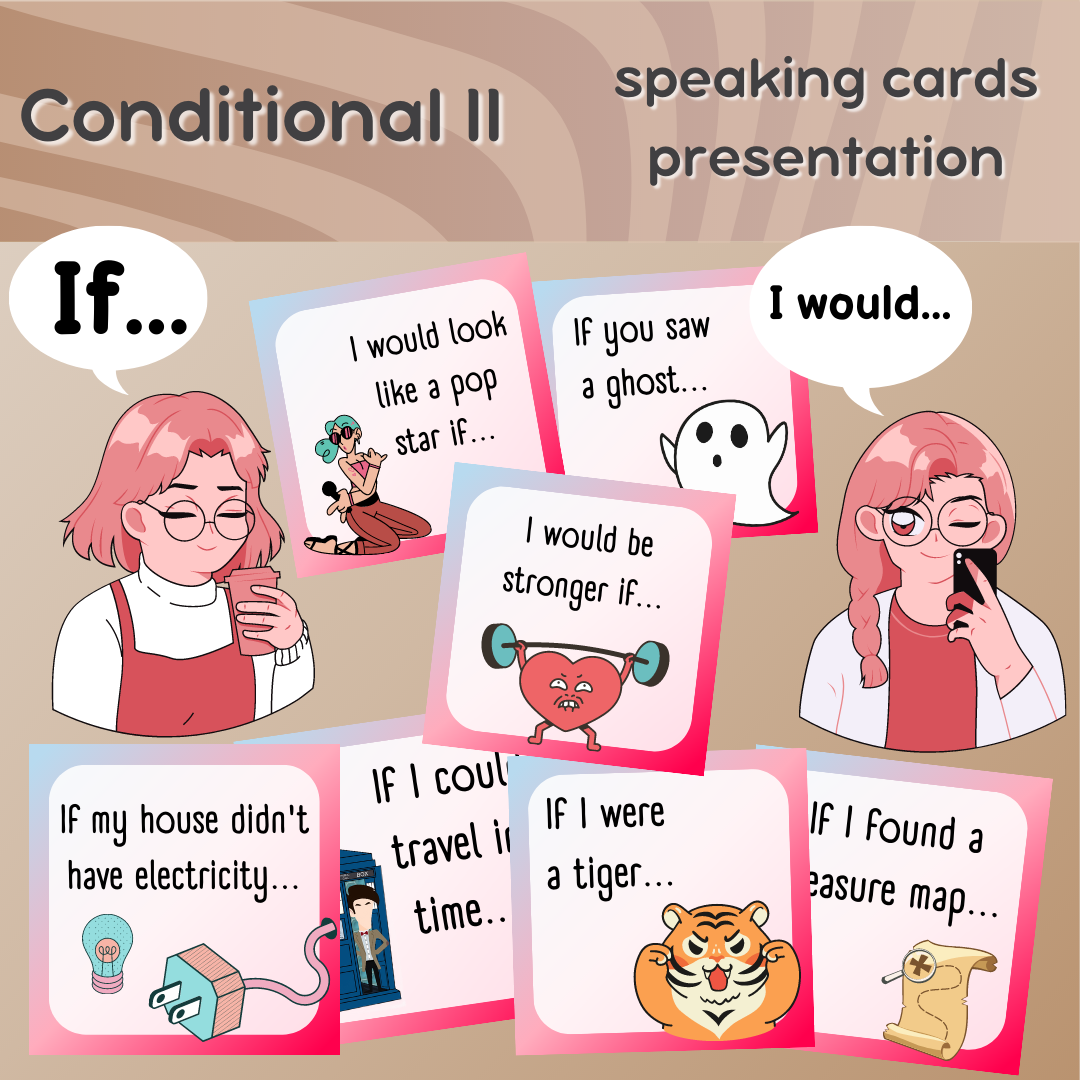 Conditional 2 Speaking Cards | Portlandia Games | F3T