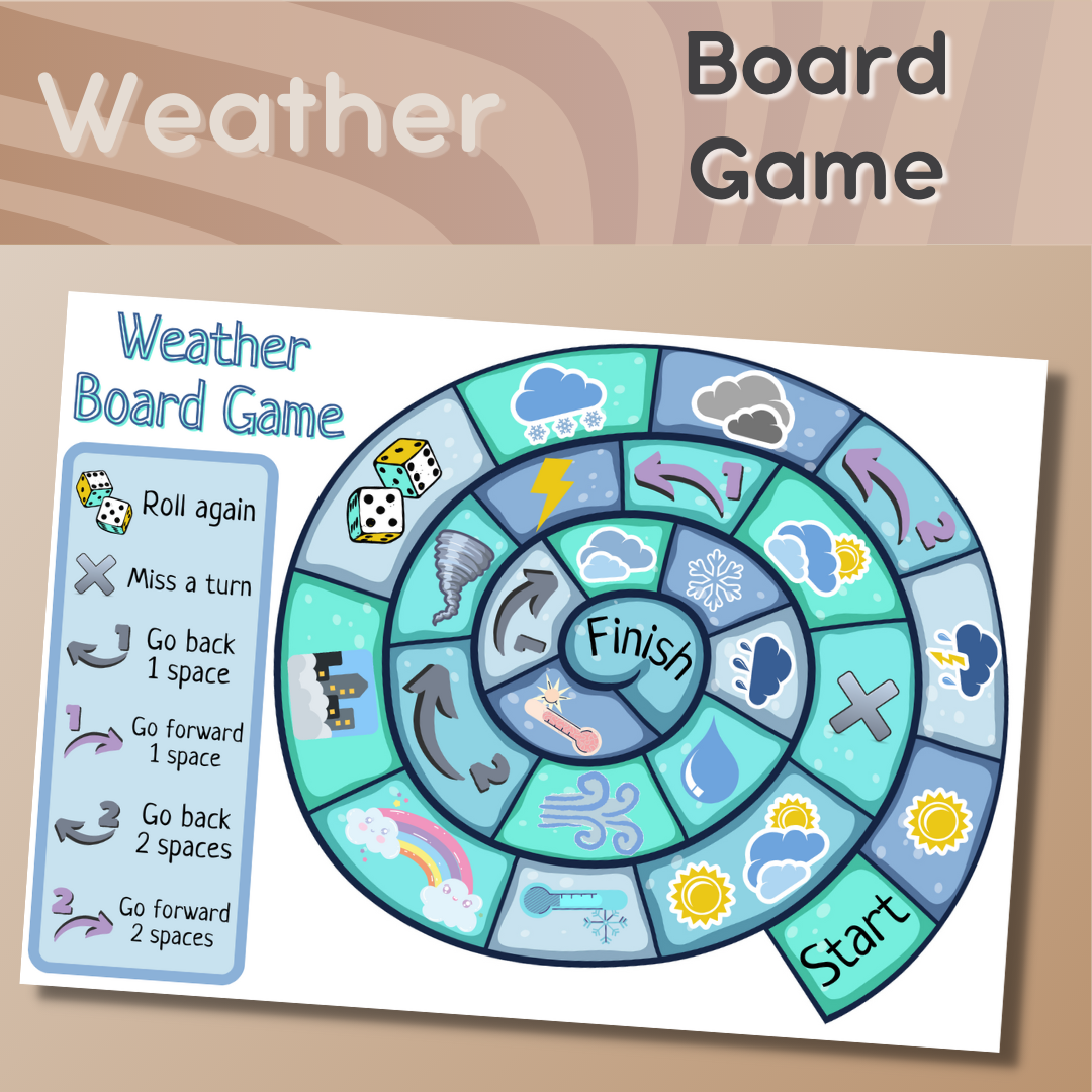 Weather Board Game | Portlandia Games | F3T