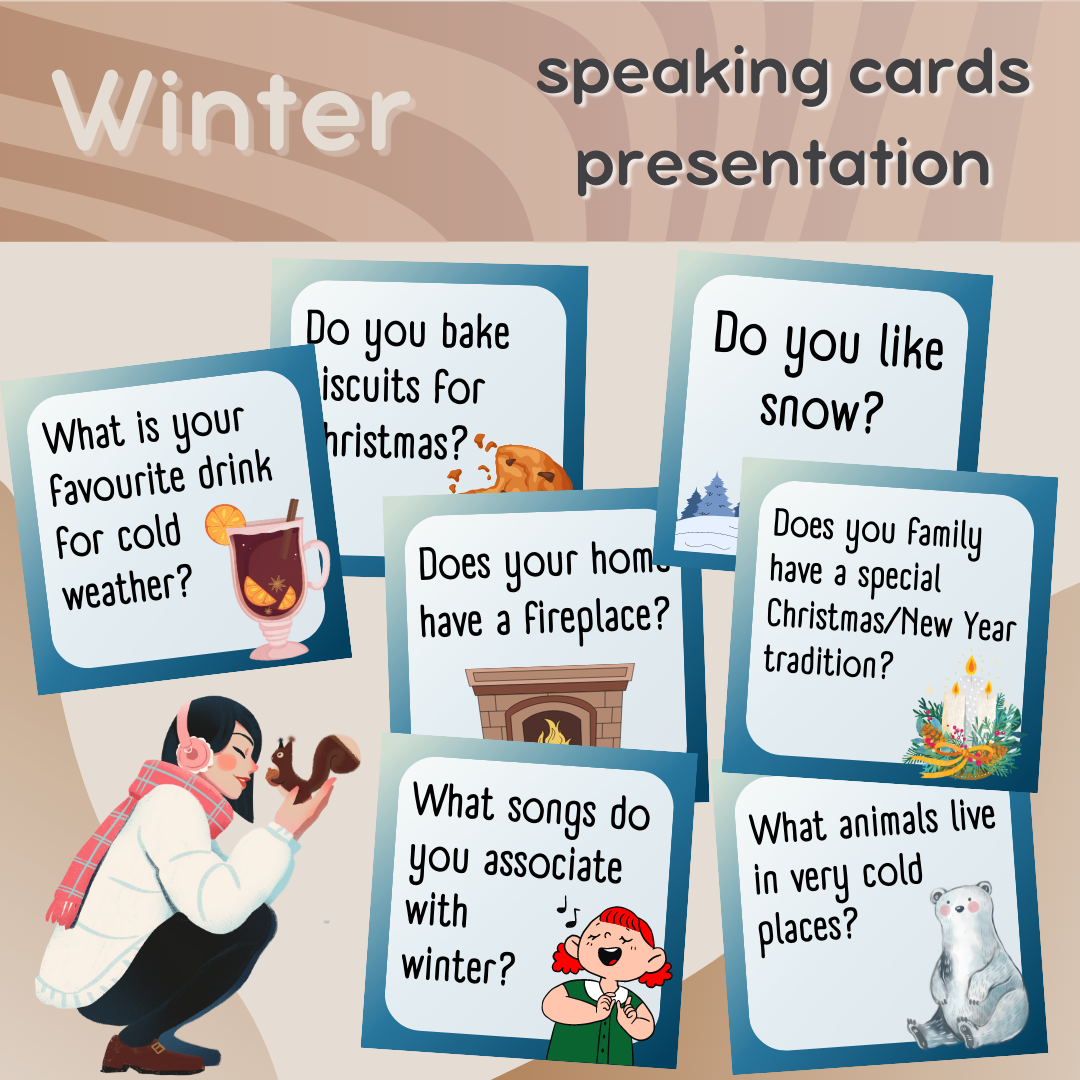 Summer speaking cards