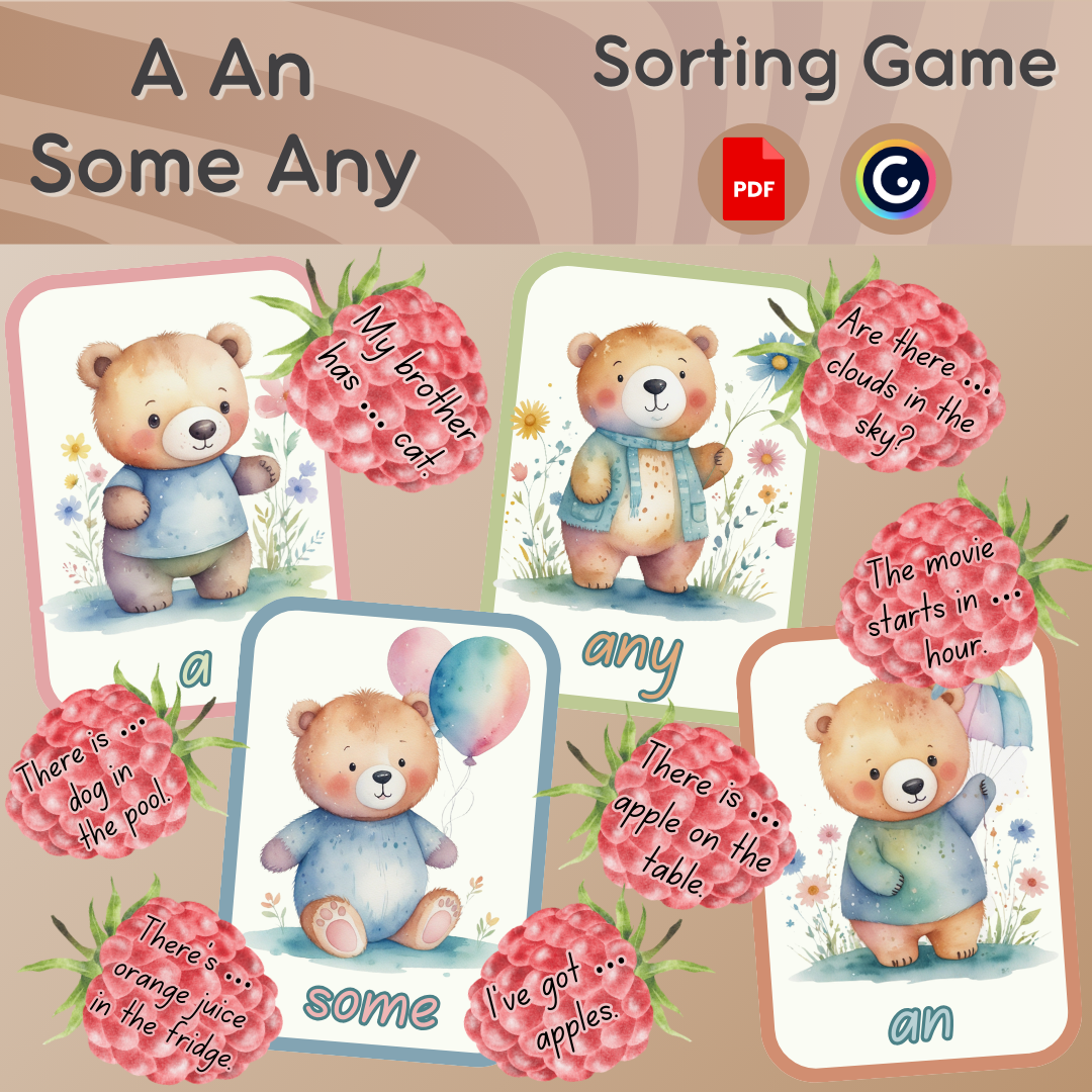 A-An-Some-Any Sorting Game | Portlandia Games | F3T