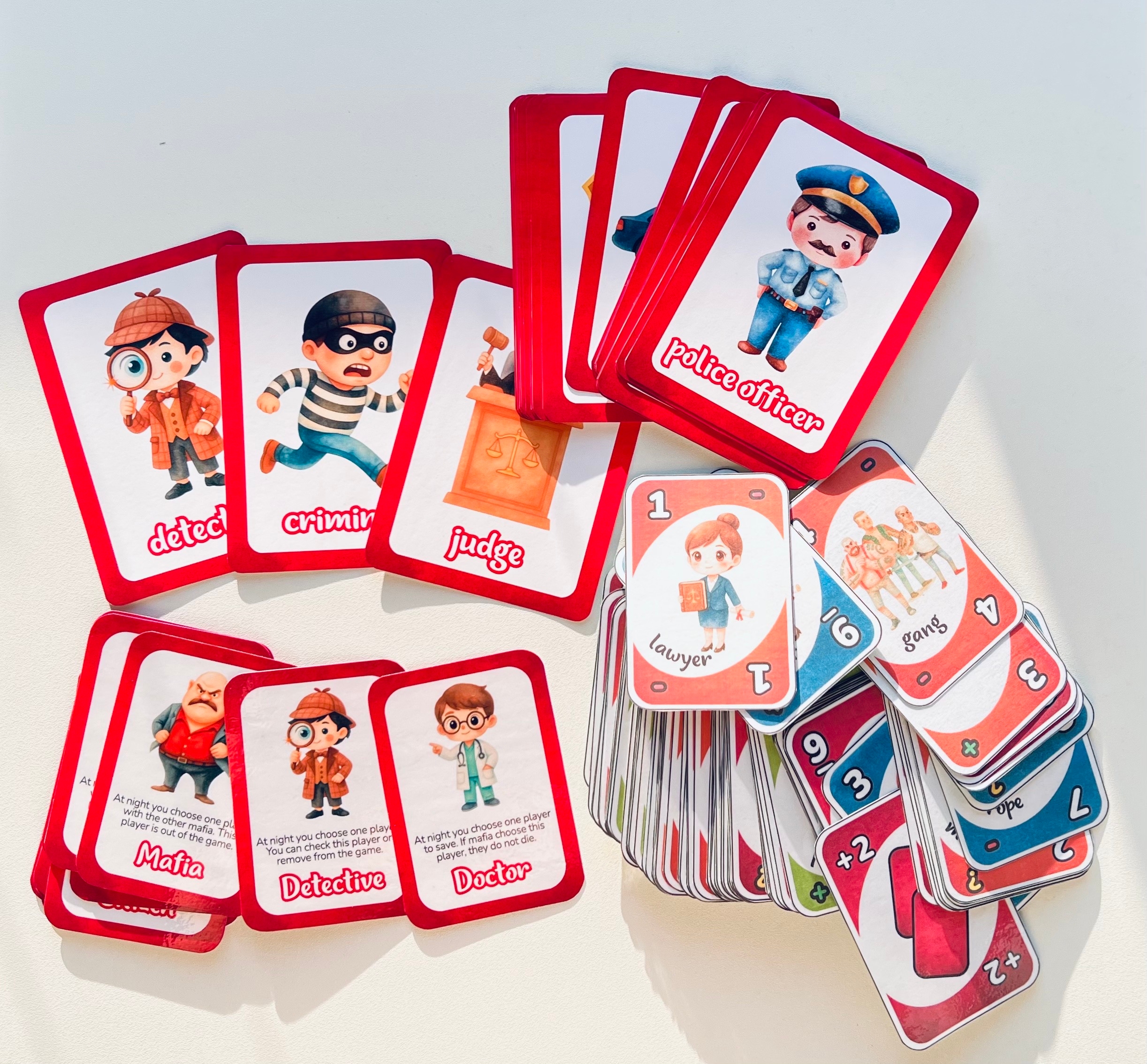 Crime Flashcards + UNO + Mafia | First Image