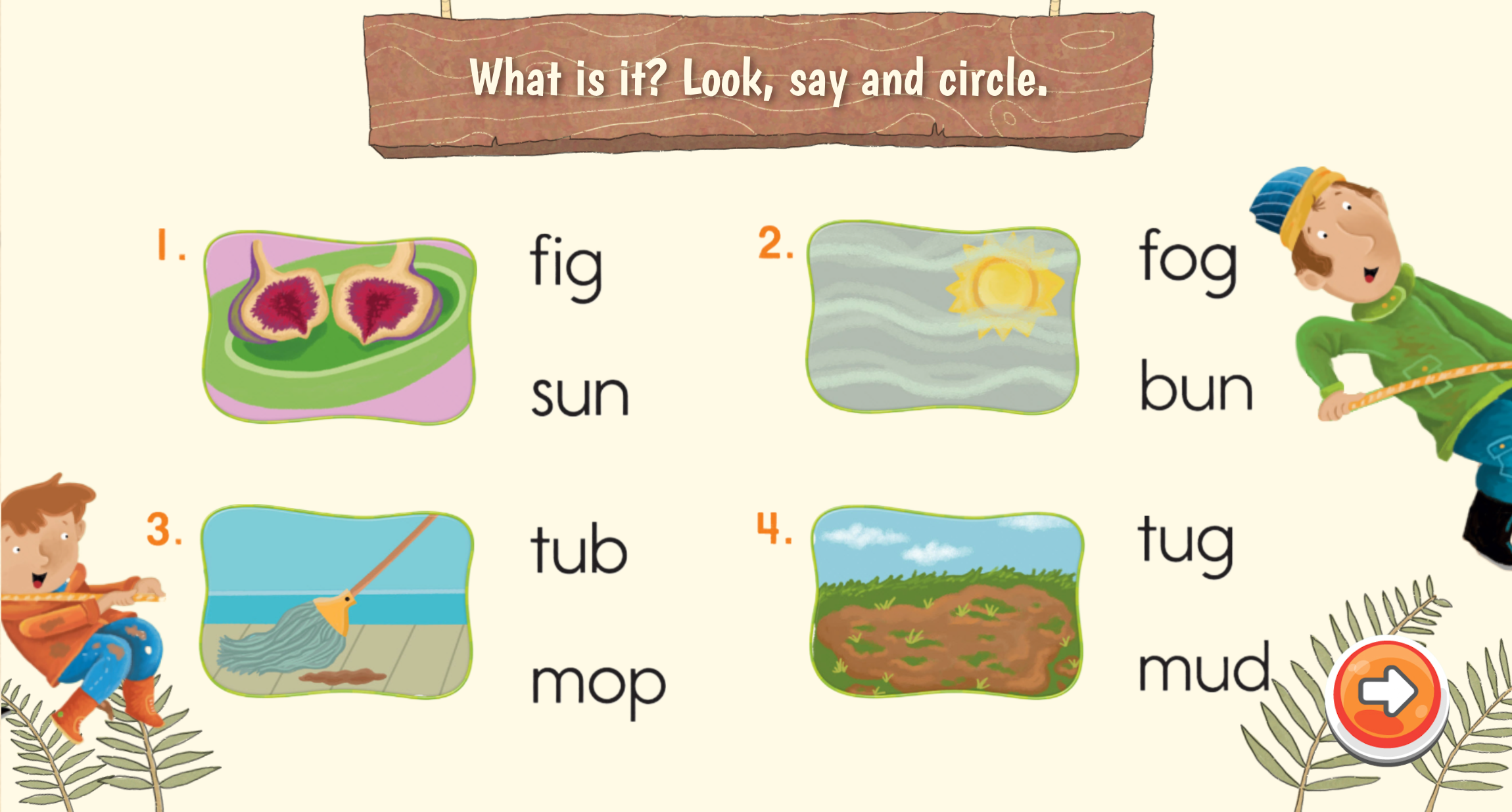 "Fun in the Mud" Oxford Phonics World Readers Level 2 | Third Image