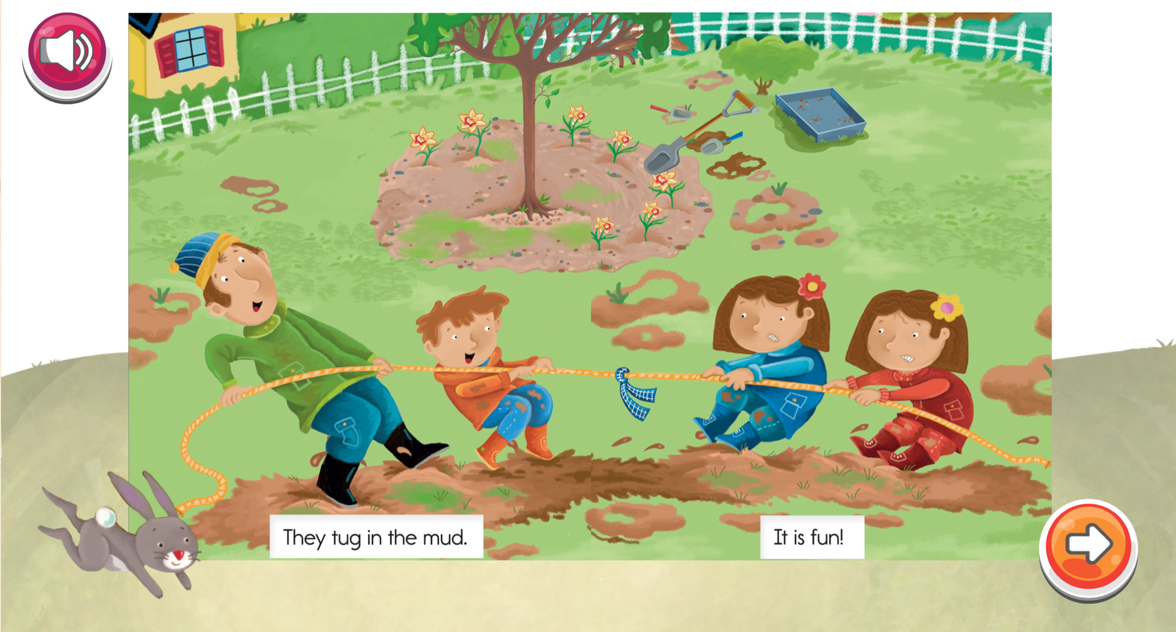 "Fun in the Mud" Oxford Phonics World Readers Level 2 | Second Image