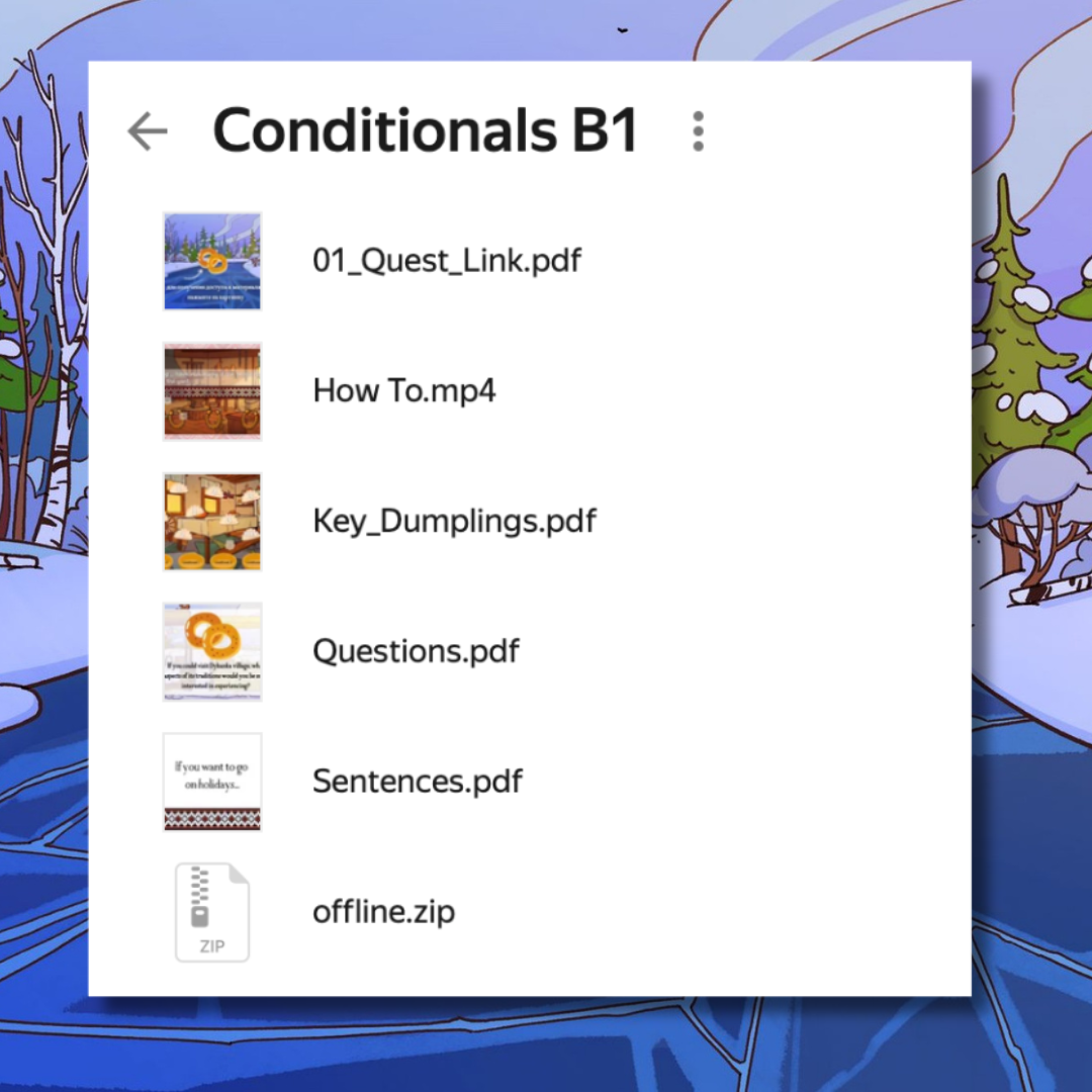 Quest "Once upon a time in Dykanka"(Conditionals) | First Image