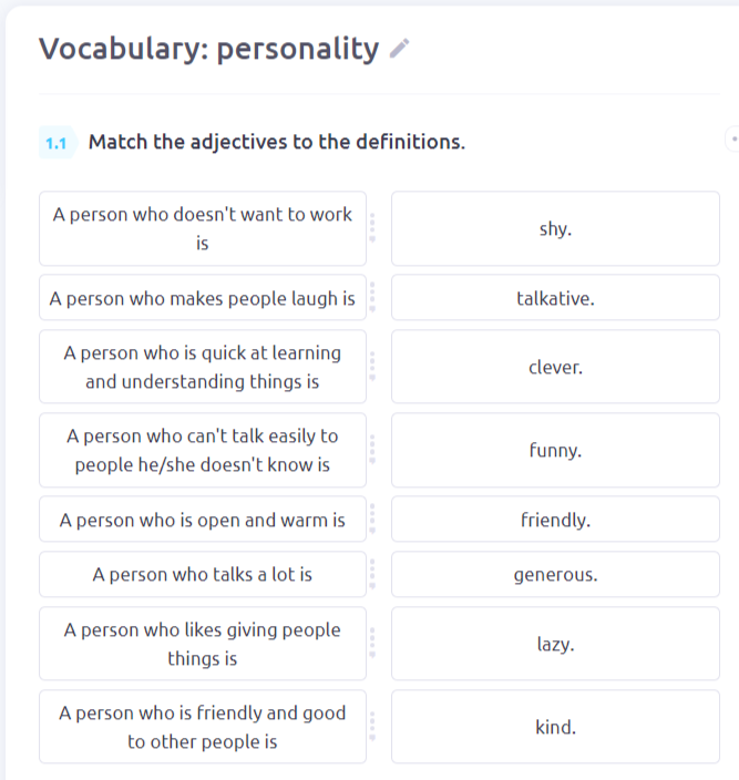 English File 4th edition, Pre-Inter, Unit 1, Lesson 2 | Second Image